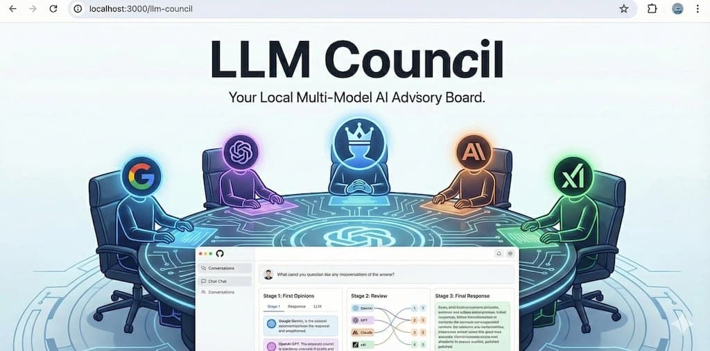 The LLM Council and the Human Mind